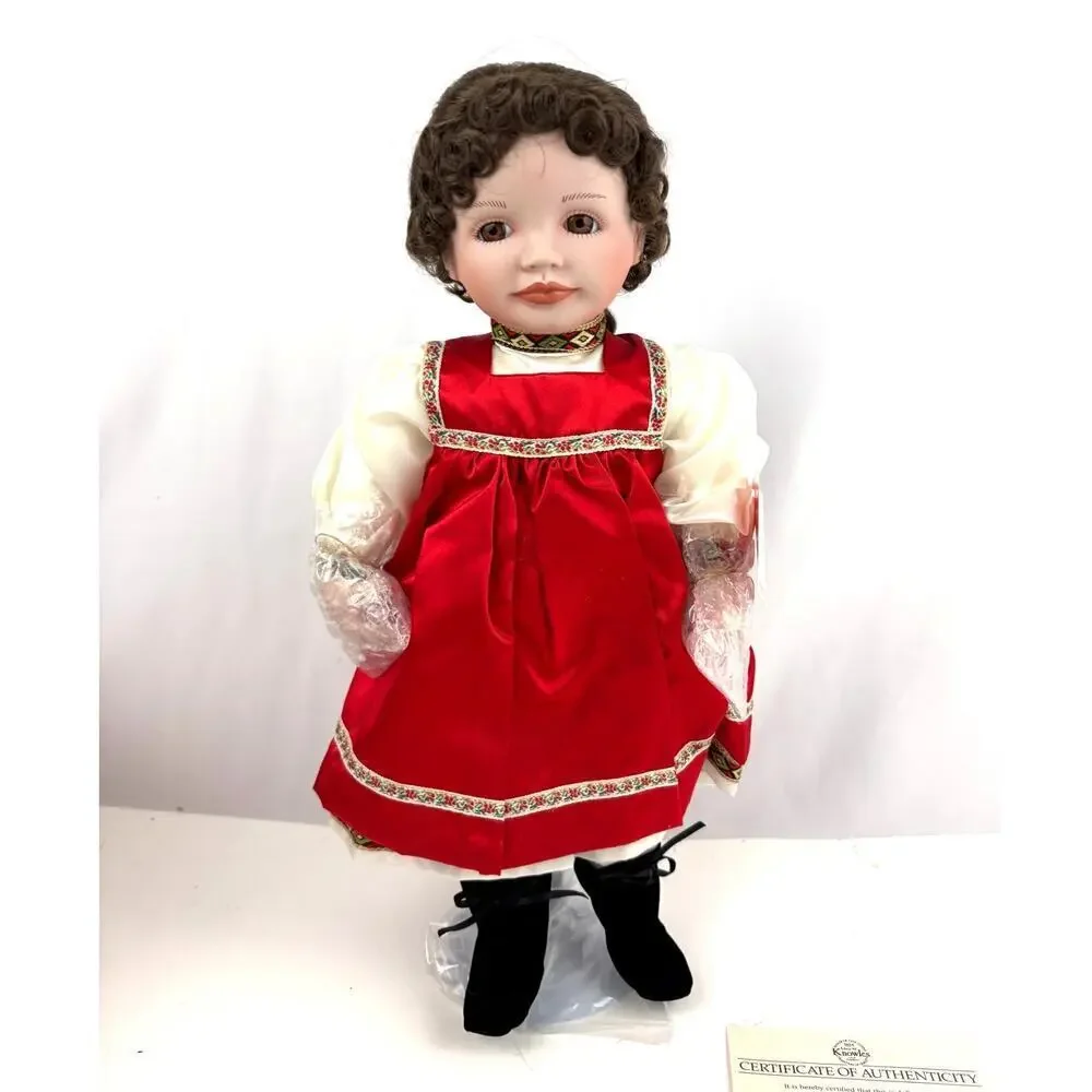 VTG Natasha Ed Knowles‎ Porcelain Doll Ashton Drake Galleries 1989